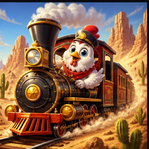Eigenständiges Demo-Motiv für Chicken Train
