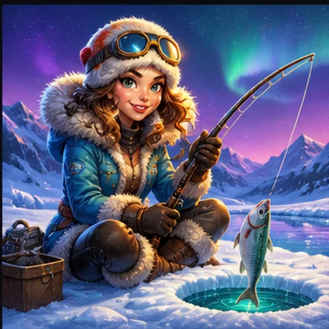 Eigenständiges Demo-Motiv für Ice Fish