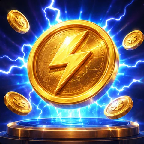 Eigenständiges Demo-Motiv für Thunder Coins